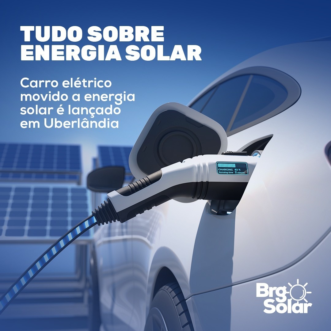 Carro elétrico movido a energia solar