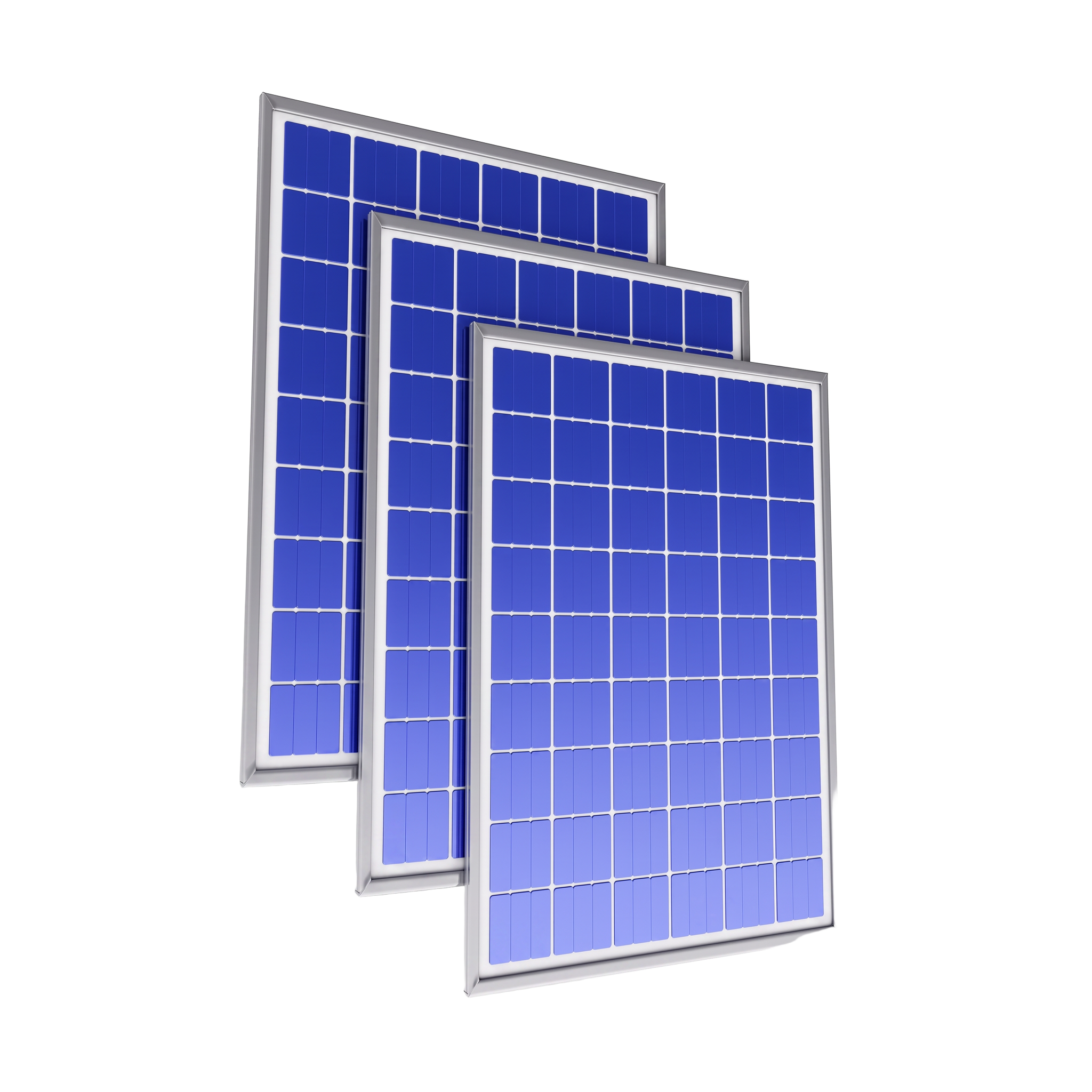 Módulos fotovoltaicos utilizados nos projetos de energia solar da BRG