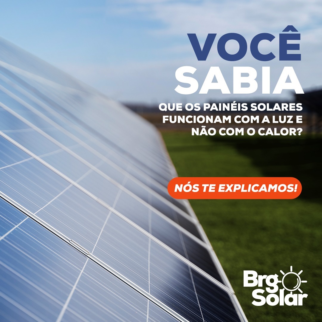 Painéis solares BRG Solar em operação